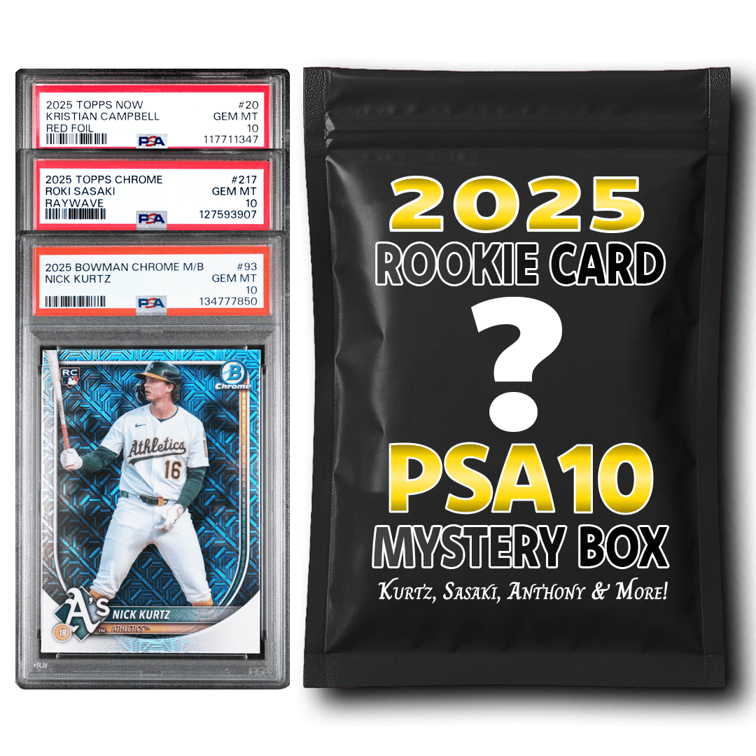 PSA 10 Graded 2025 MLB Baseball Rookie Card Mystery Box (Kurtz, McGonigle, Anthony, Griffin & More!)