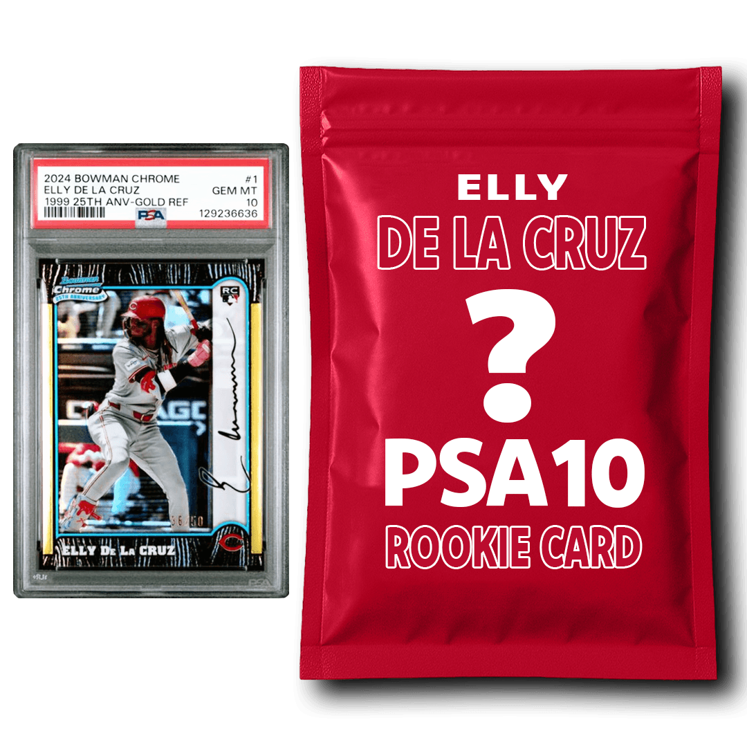 Elly De La Cruz PSA 10 Graded Rookie Baseball Card Mystery Pack