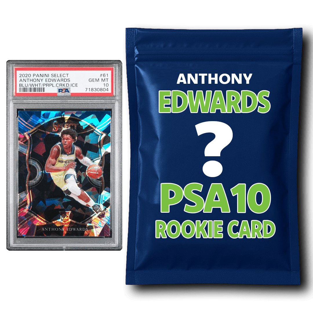 Anthony Edwards PSA 10 Graded Rookie Basketball Card Mystery Pack