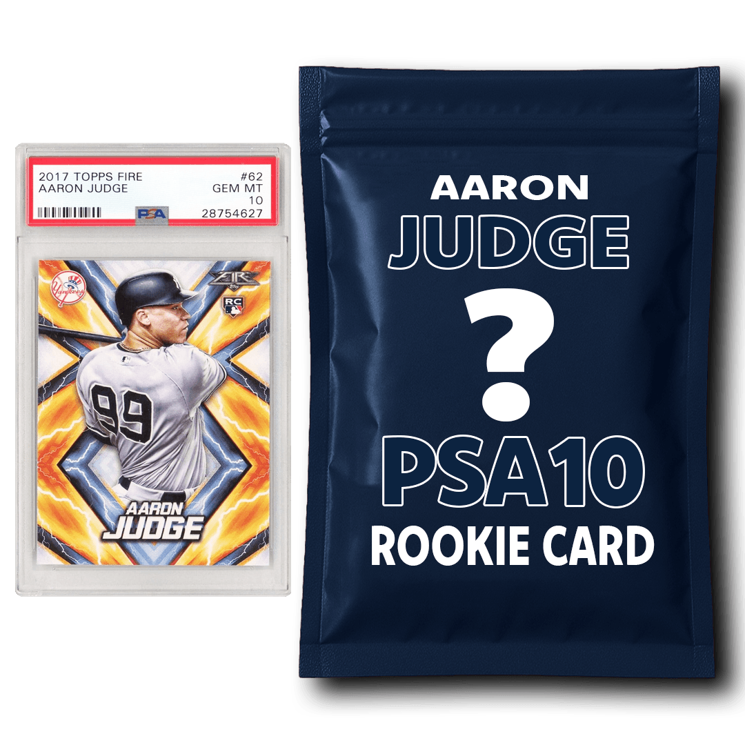 Aaron Judge PSA 10 Graded Rookie Baseball Card Mystery Pack