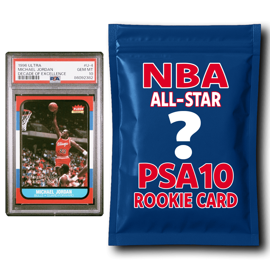PSA 10 Graded NBA All-Star Basketball Rookie Card Mystery Pack