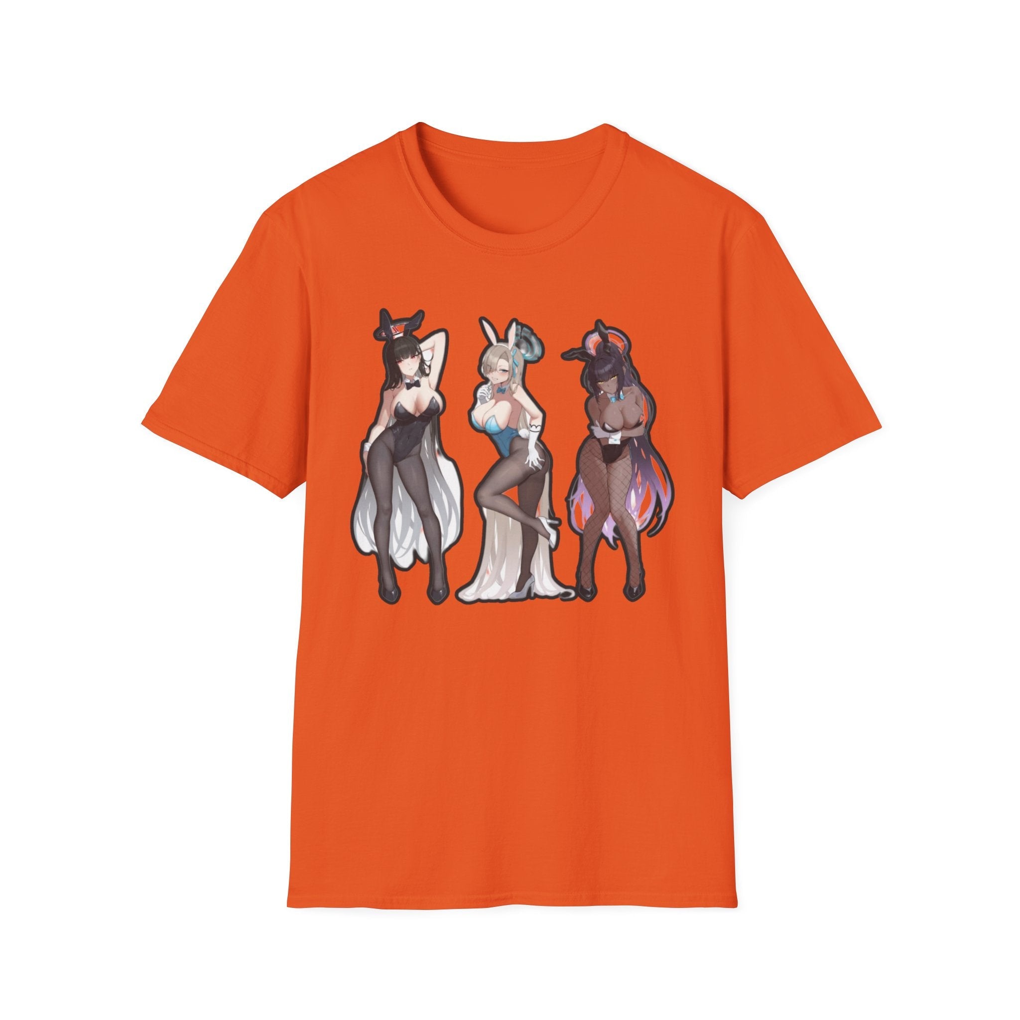 Anime-Inspired lewd bunny Unisex Softstyle T-Shirt, Cute Anime Art Tee, Casual Streetwear, Geeky Gift for Him/Her, Halloween Party Top, Graphic [...]