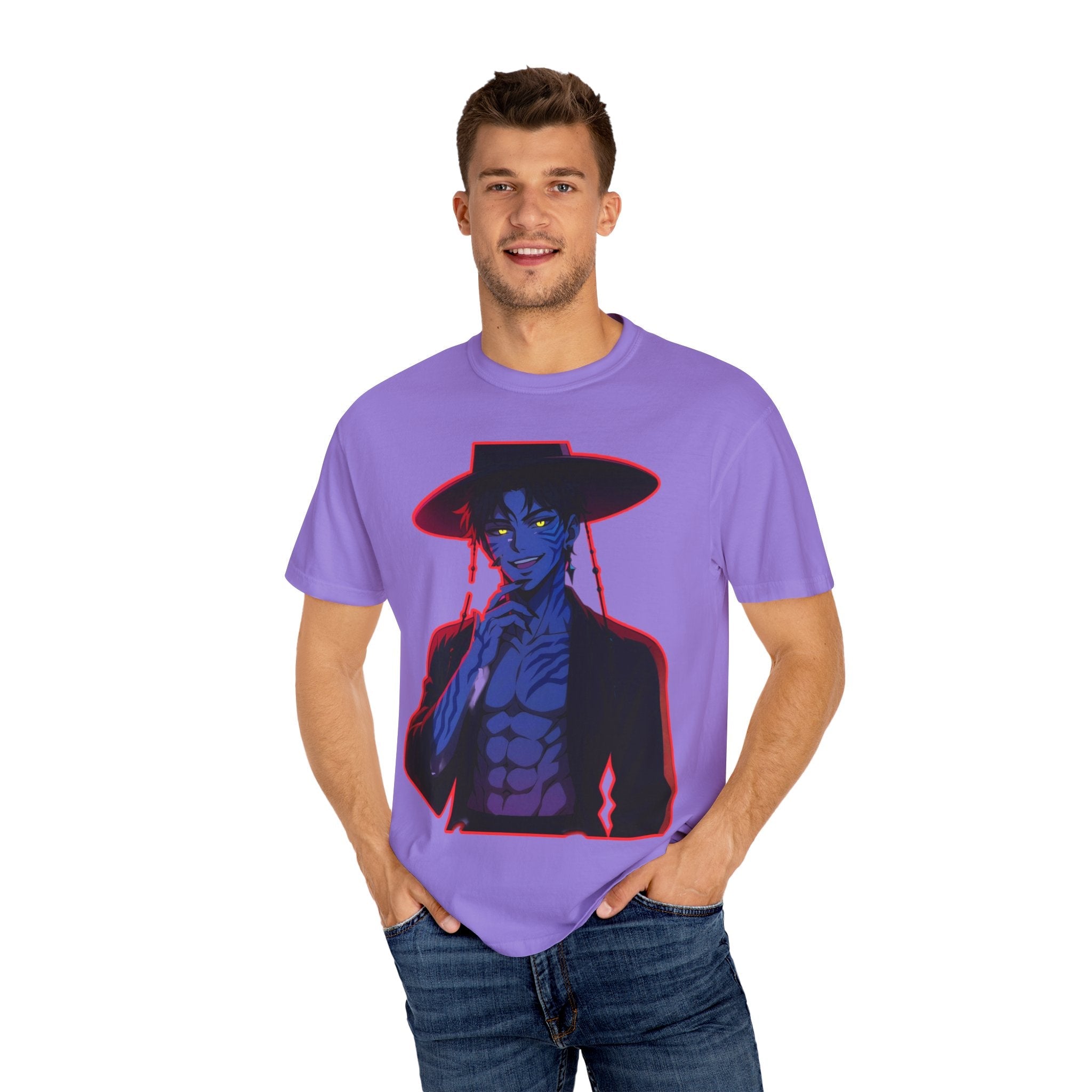 Kpop Anime-Inspired Unisex T-Shirt, Retro Anime Tee, Cool Graphic Shirt, Gift for Anime Lovers, Fashionable Streetwear