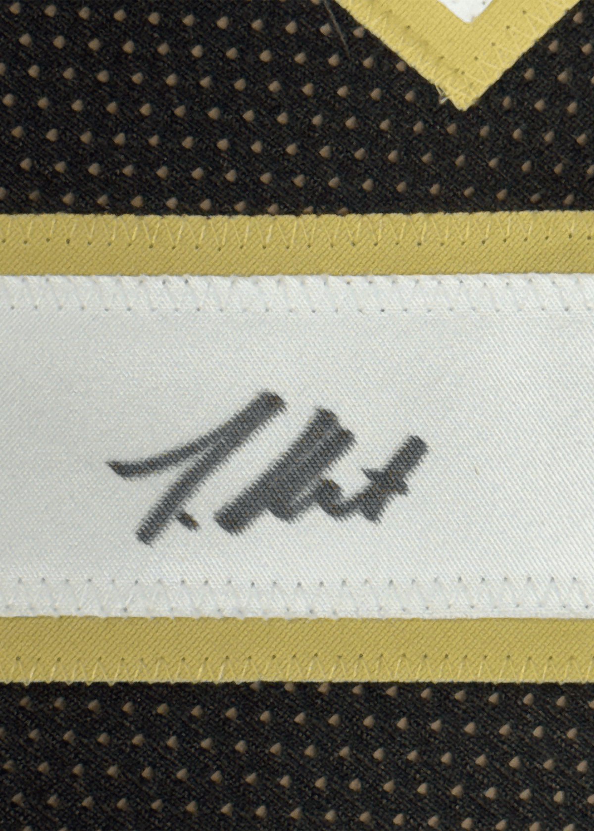 Framed Autographed/Signed Travis Hunter 35x39 Colorado Black College Football Jersey Beckett BAS COA