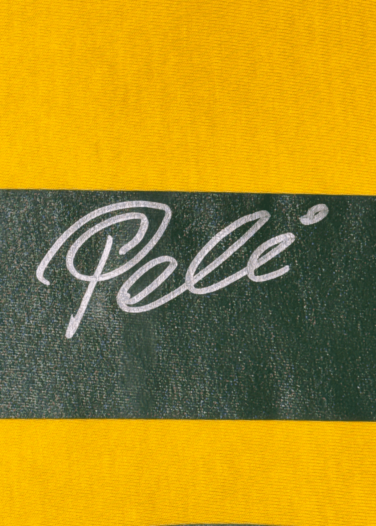 Framed Autographed/Signed Pele 35x39 Brazil Yellow Soccer Futbol Jersey PSA/DNA COA Auto #2