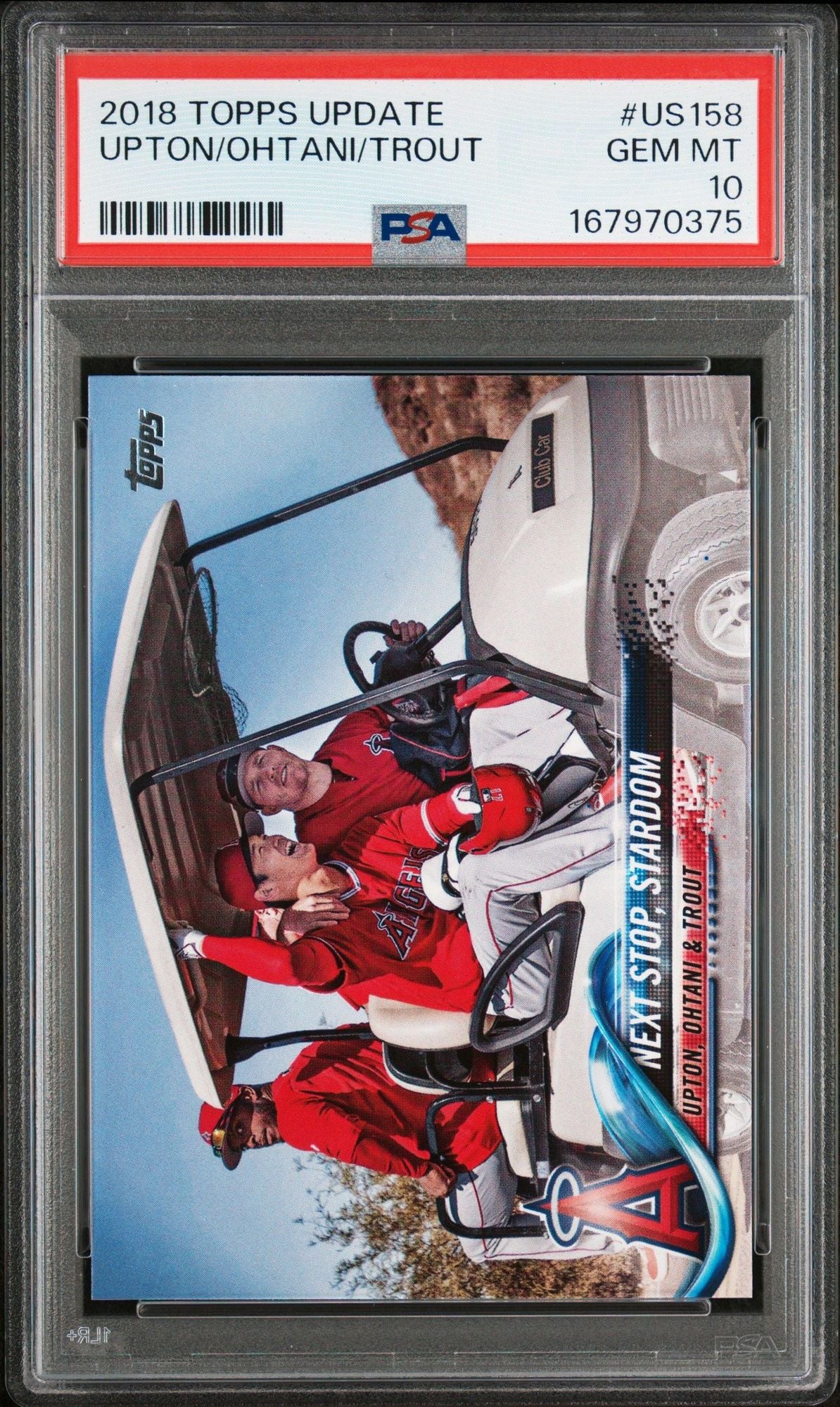 Graded 2018 Topps Update Shohei Ohtani #US158 Rookie RC Baseball Card PSA 10 Gem Mint