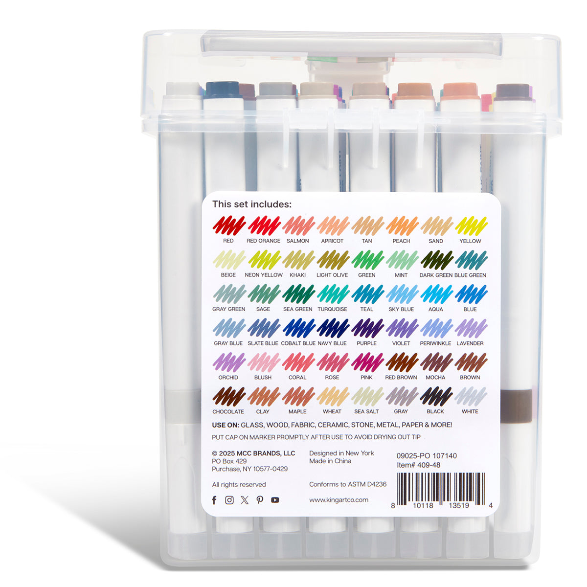 Acrylic Paint Markers 48 Colors