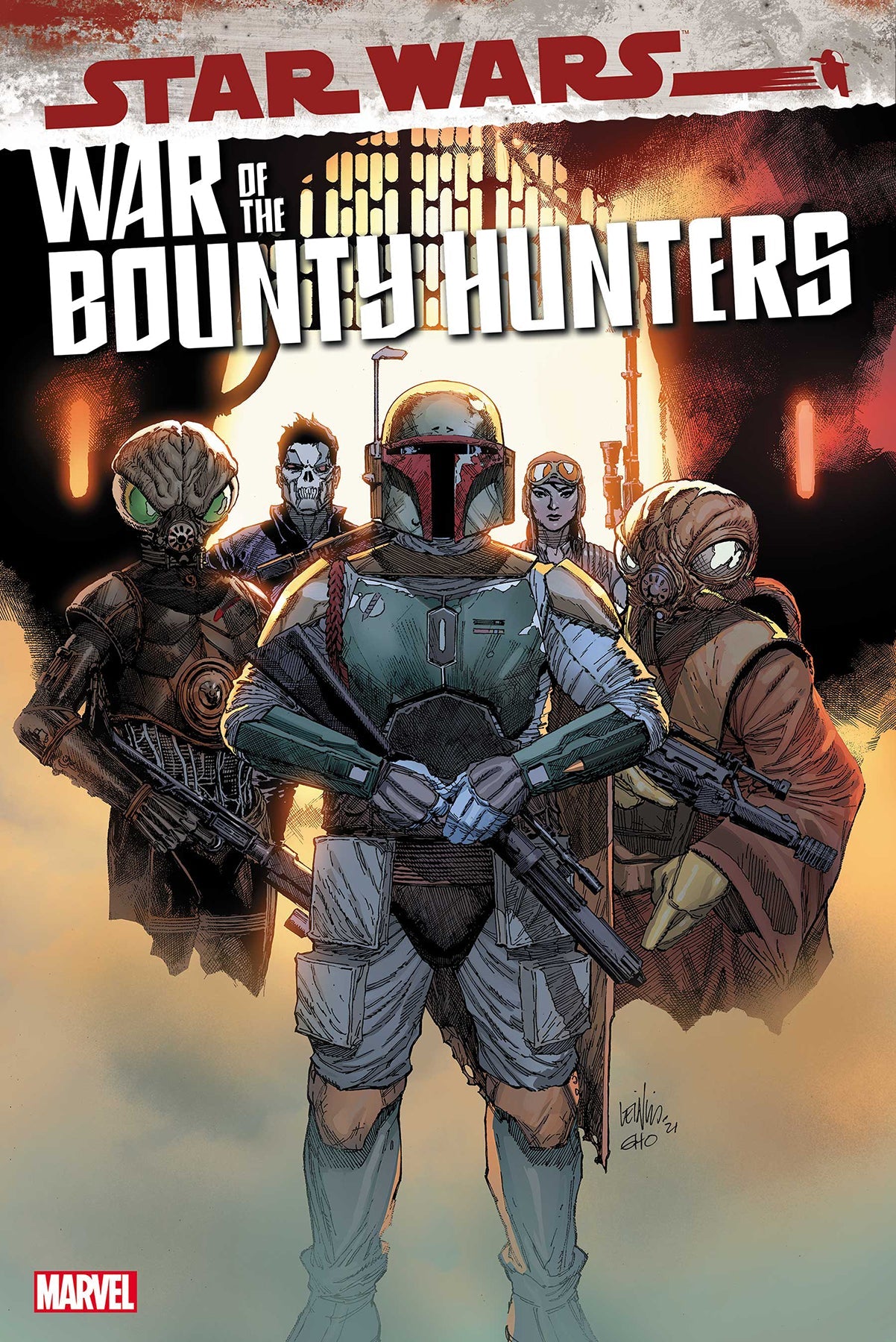 Star Wars War Bounty Hunters #1 (Of 5) 1:25 Leinil Francis Yu Variant (06/02/2021) Marvel