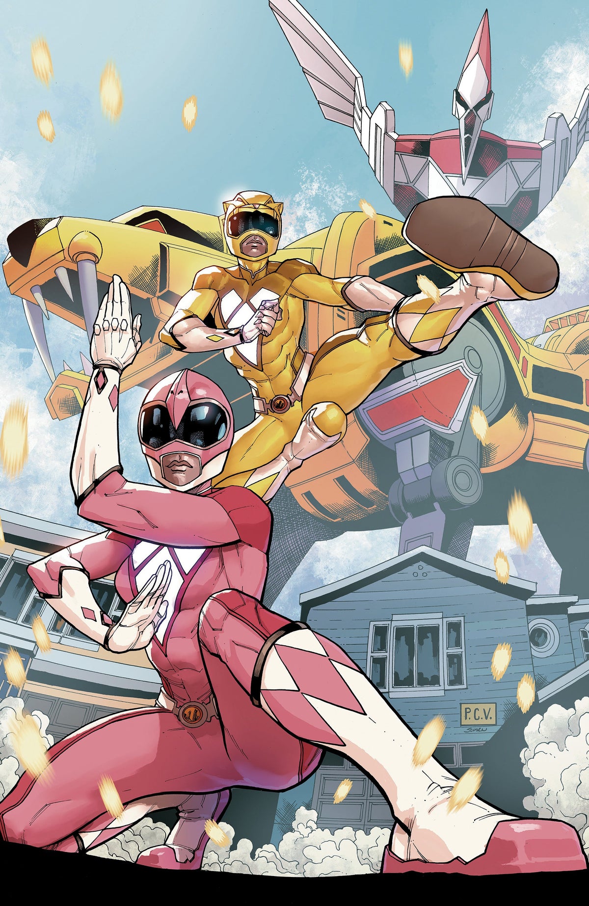 Mighty Morphin Power Rangers (2026) #3 F 1:10 Foil Virgin Foil Sevy (08/26/2026) Boom