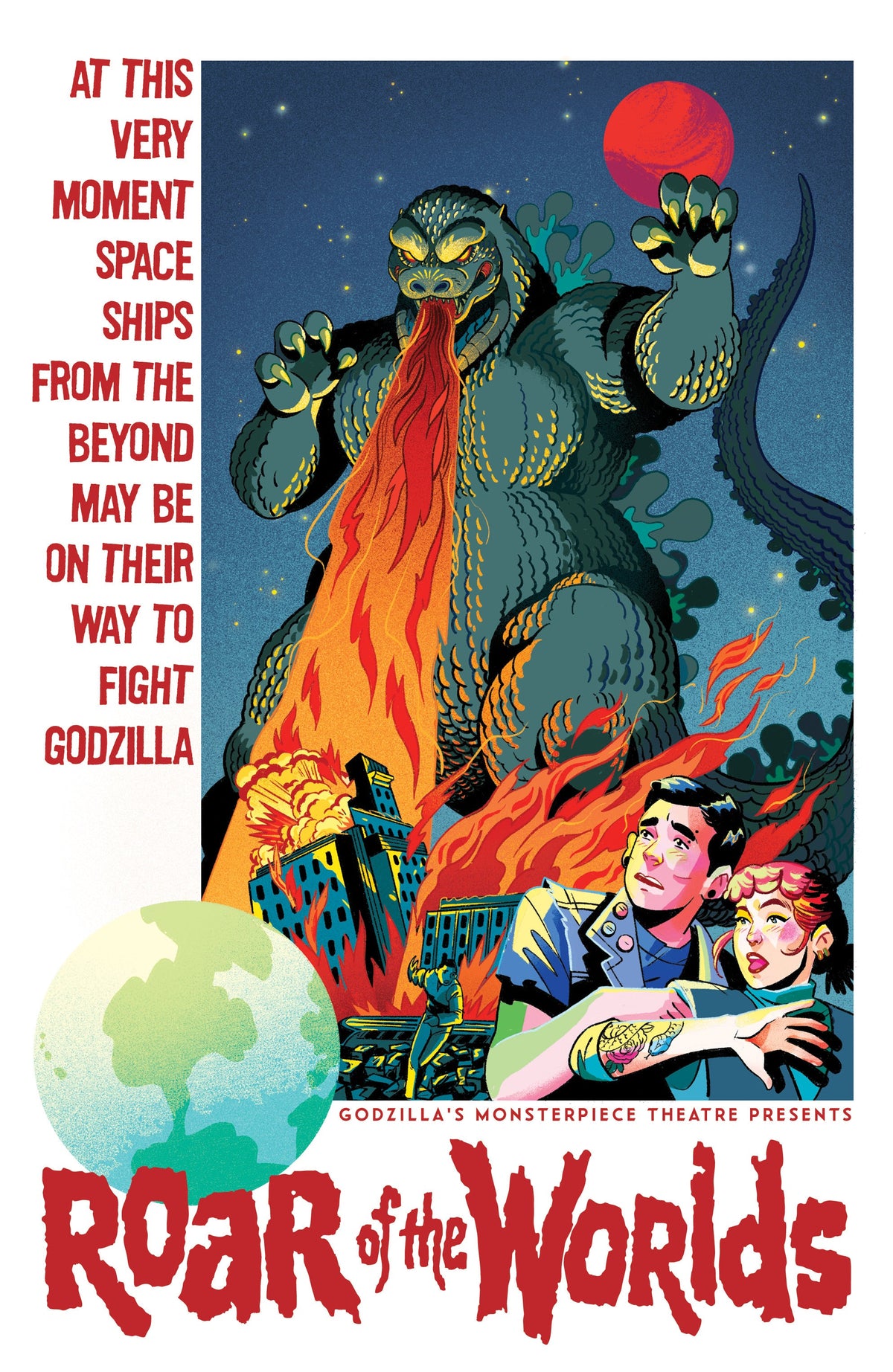 Godzilla'S Monsterpiece Theatre Presents Roar Of The Worlds D 1:10 Goux (08/12/2026) Idw