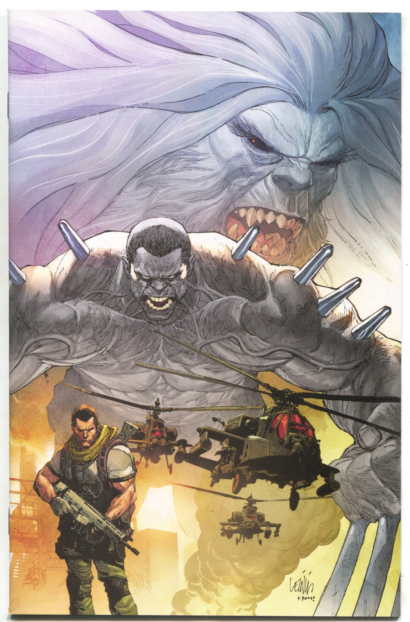 Weapon H 1 Marvel Legacy 2018 1:100 Leinil Francis Yu Virgin Variant Wolverine Hulk NM