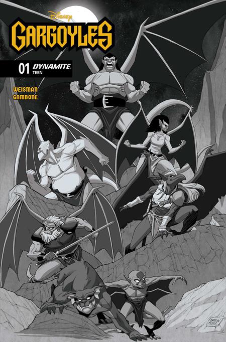 Gargoyles #1 (2026) K 1:15 Drew Moss Line Art Variant (08/12/2026) Dynamite