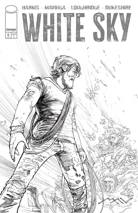White Sky #6 C Jp Mavinga B&W Variant (09/30/2026) Image