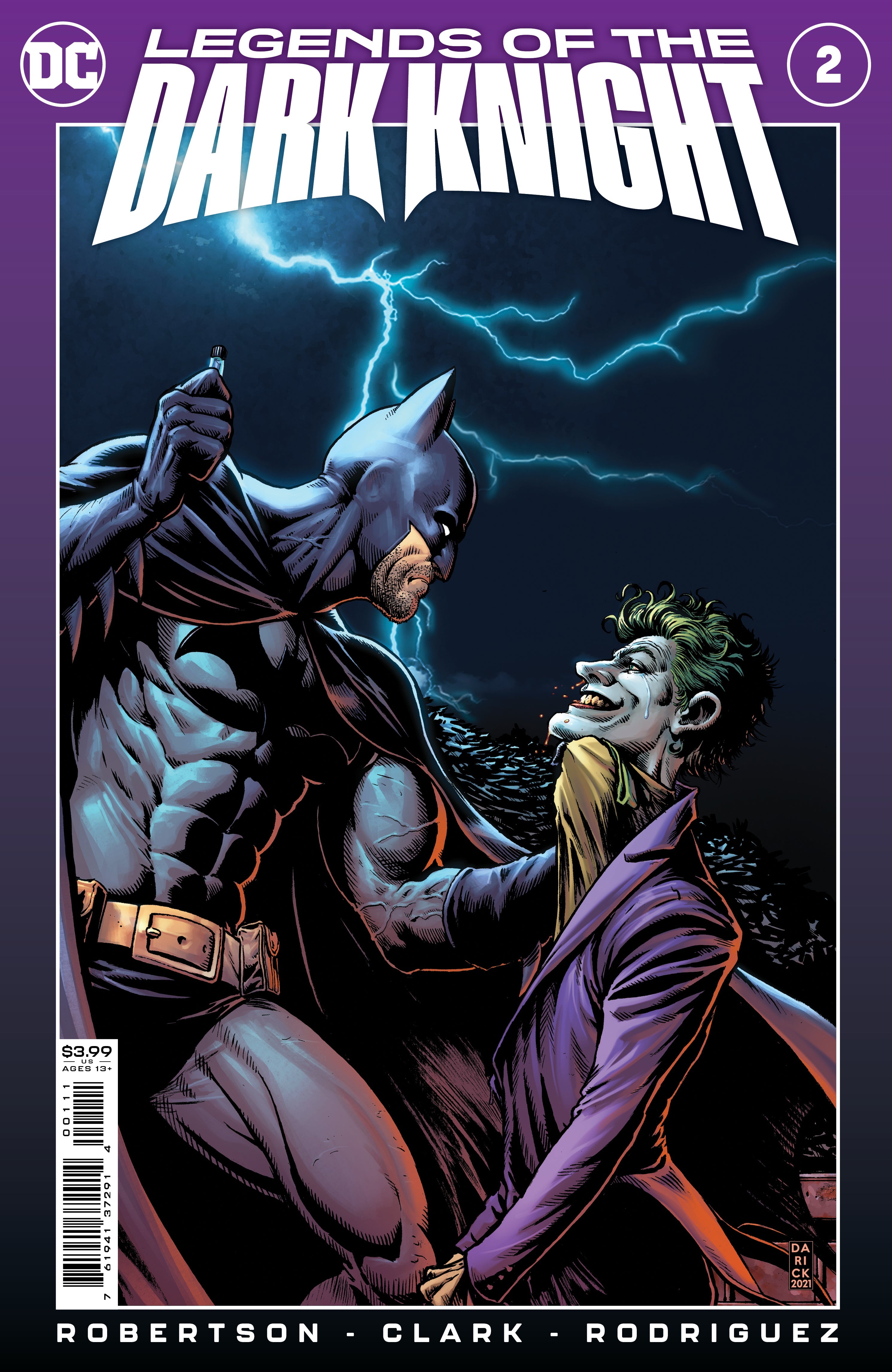 Legends Of The Dark Knight #2 A Darick Robertson & Diego Rodriguez Batman (06/15/2021) Dc