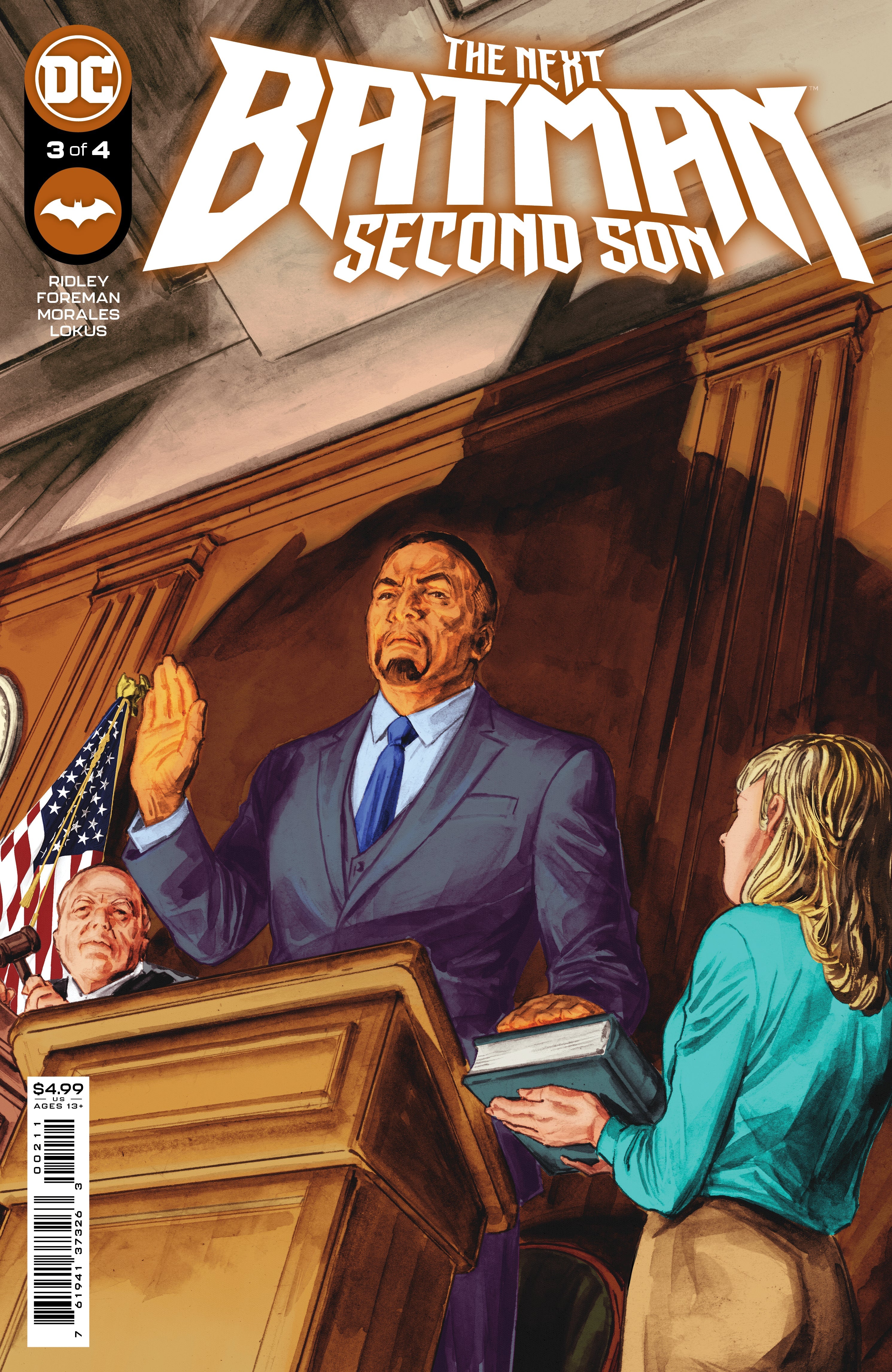 Next Batman Second Son #3 (Of 4) A Doug Braithwaite John Ridley (06/01/2021) Dc