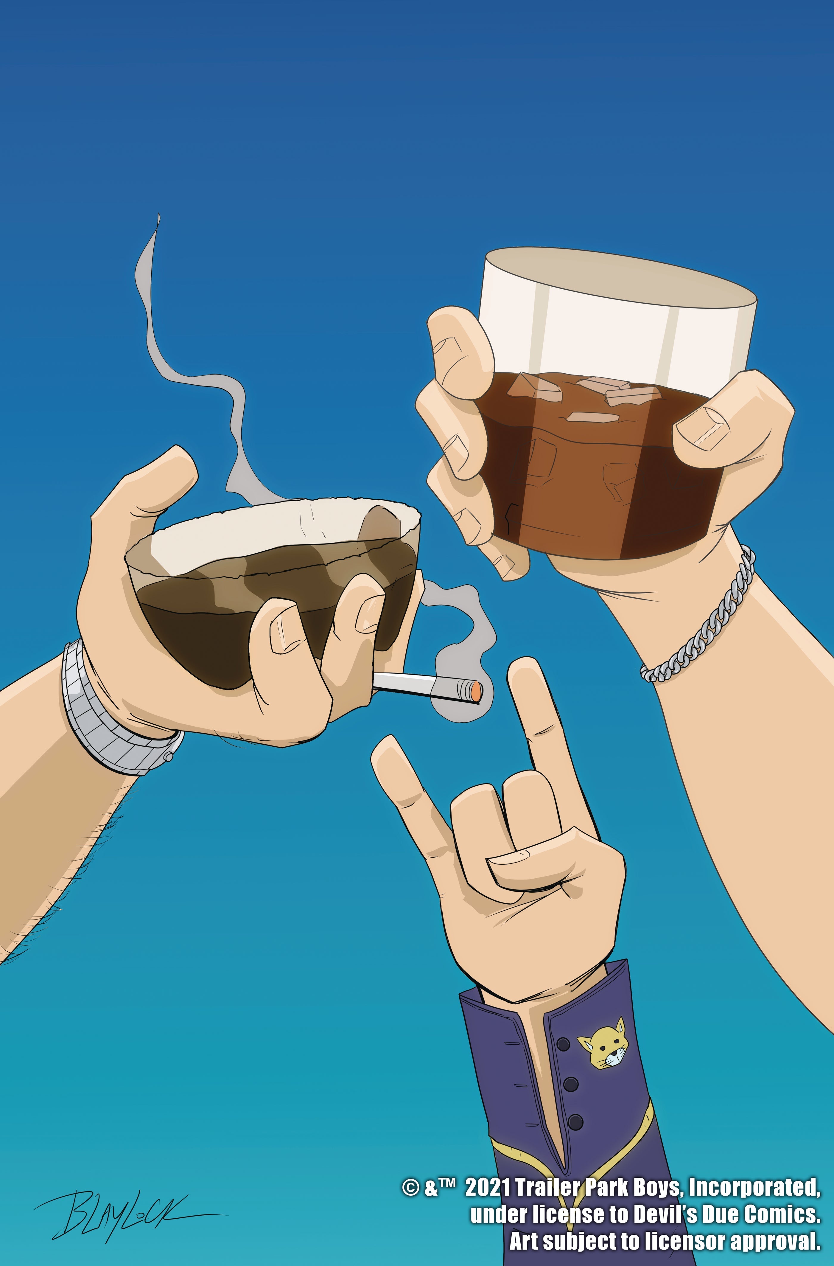 Trailer Park Boys Get A F#Ing Comic Book #1 B Blaylock ( (07/28/2021) Devils Due