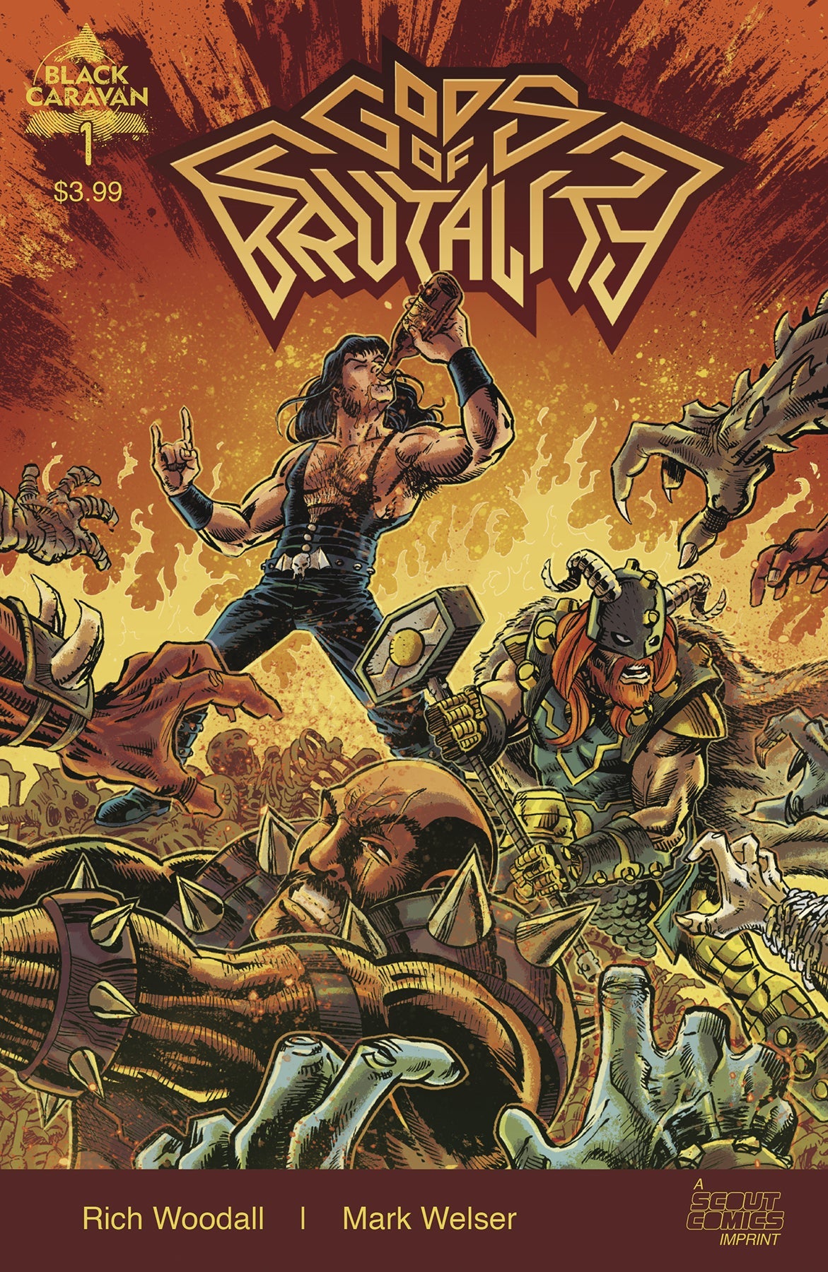 Gods Of Brutality #1 (Of 4) A Mark Welser (07/14/2021) Scout