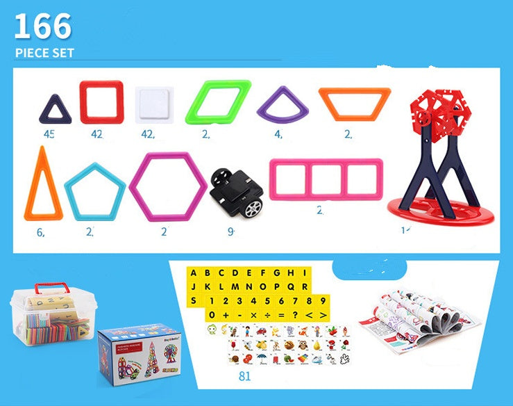 Magnetic Building Blocks Set – Educational Toy for Early Learning and Creativity