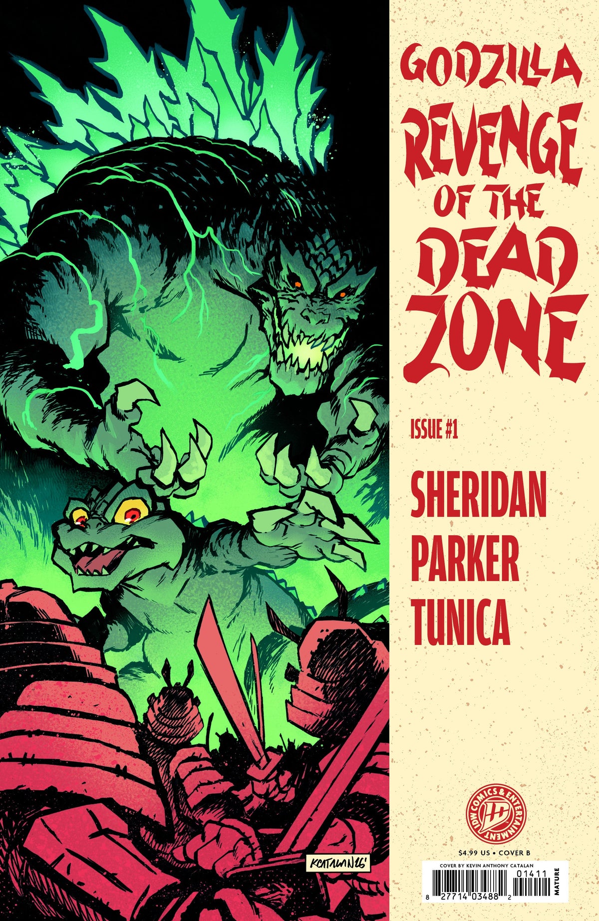 Godzilla Revenge Of The Deadzone [Kai-Sei Era] #1 B Catalan Homage Cover (10/28/2026) Idw