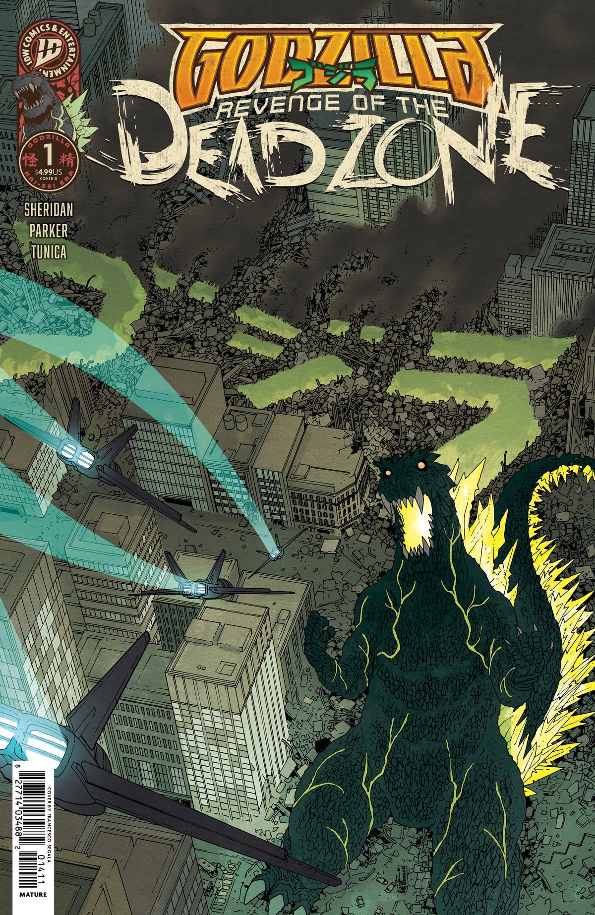 Godzilla Revenge Of The Deadzone [Kai-Sei Era] #1 D Morazzo Idw Goes Dark Variant (10/28/2026) Idw