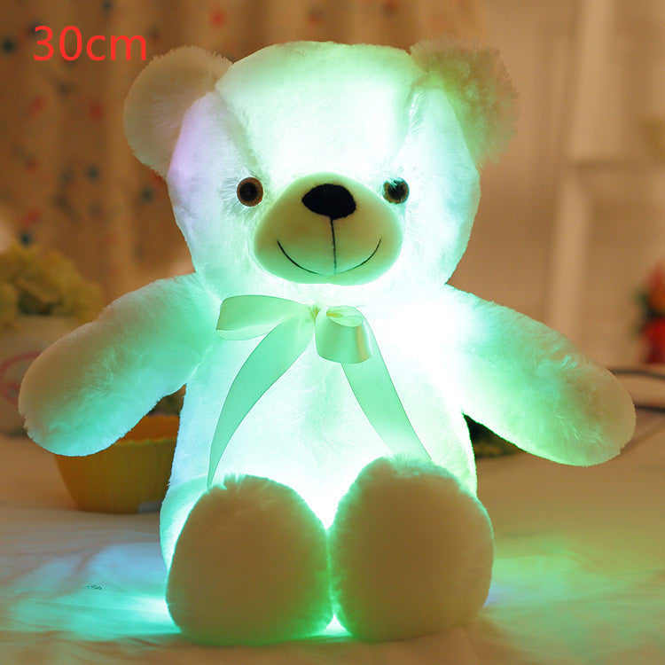 Luminous Teddy Bear Plush Toy – Soft Glow-In-The-Dark Stuffed Animal