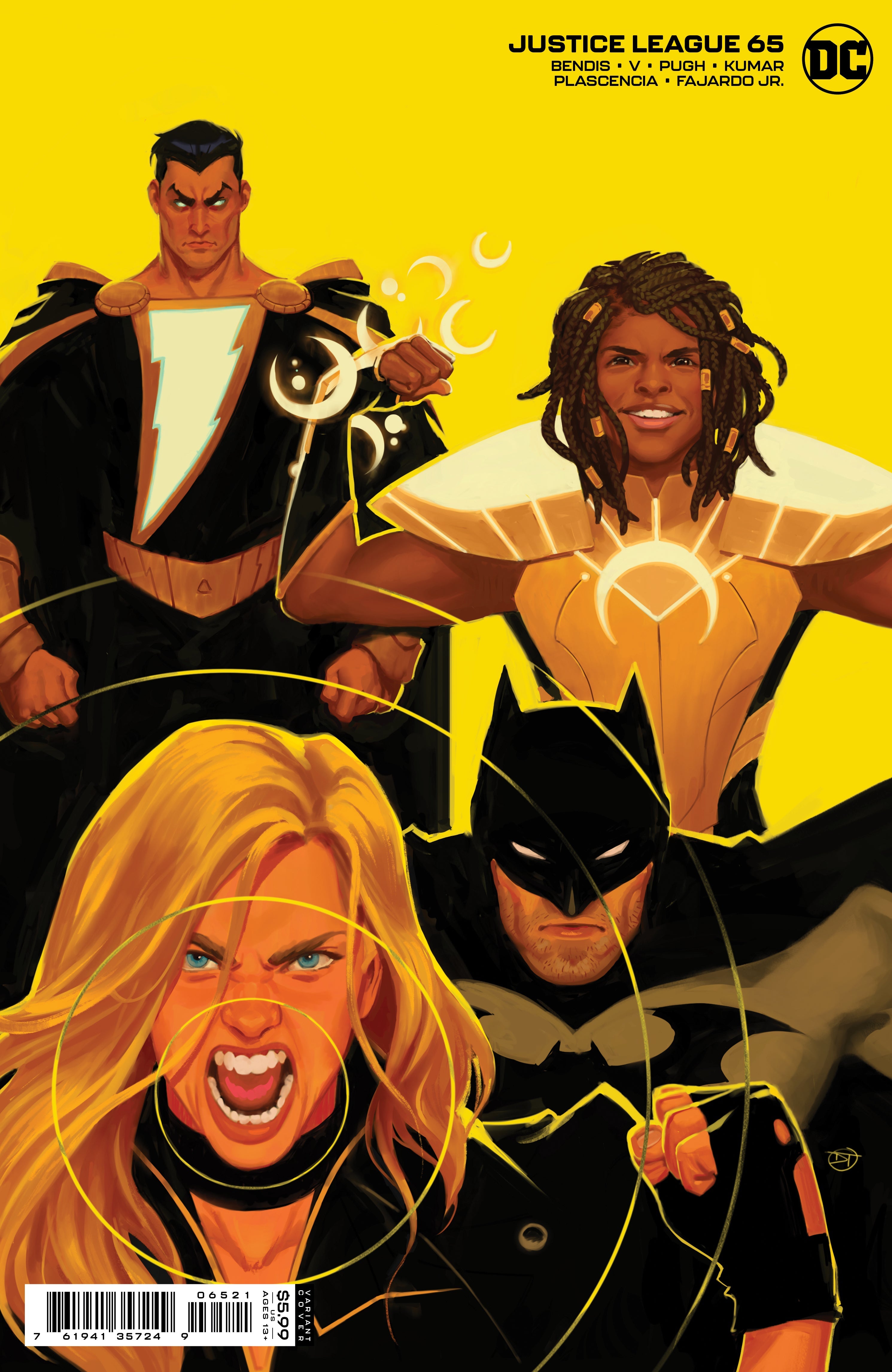 Justice League #65 B David Talaski Card Stock Variant (07/20/2021) Dc
