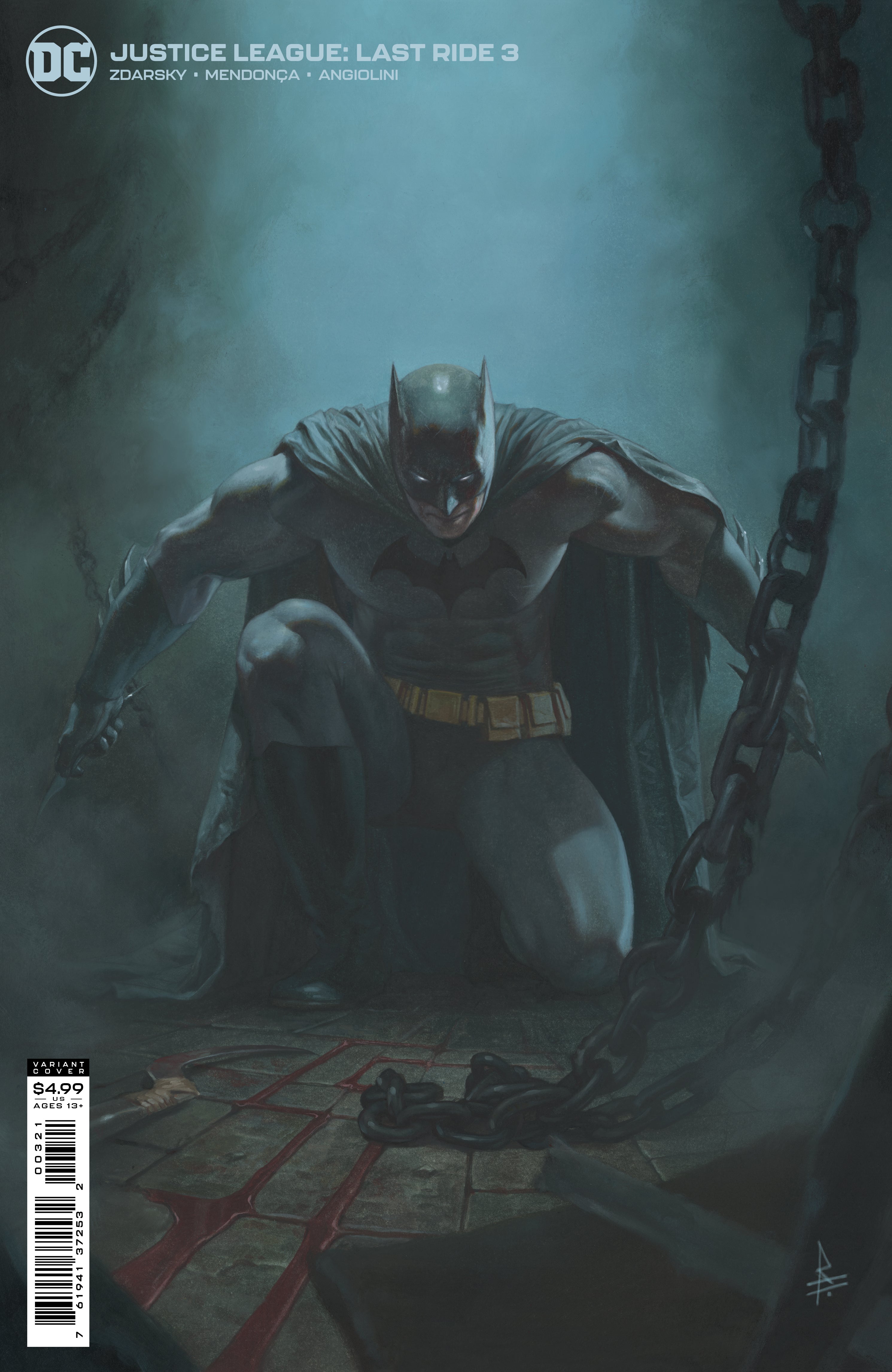 Justice League Last Ride #3 (Of 7) B Riccardo Federici Card Stock Variant (07/13/2021) Dc