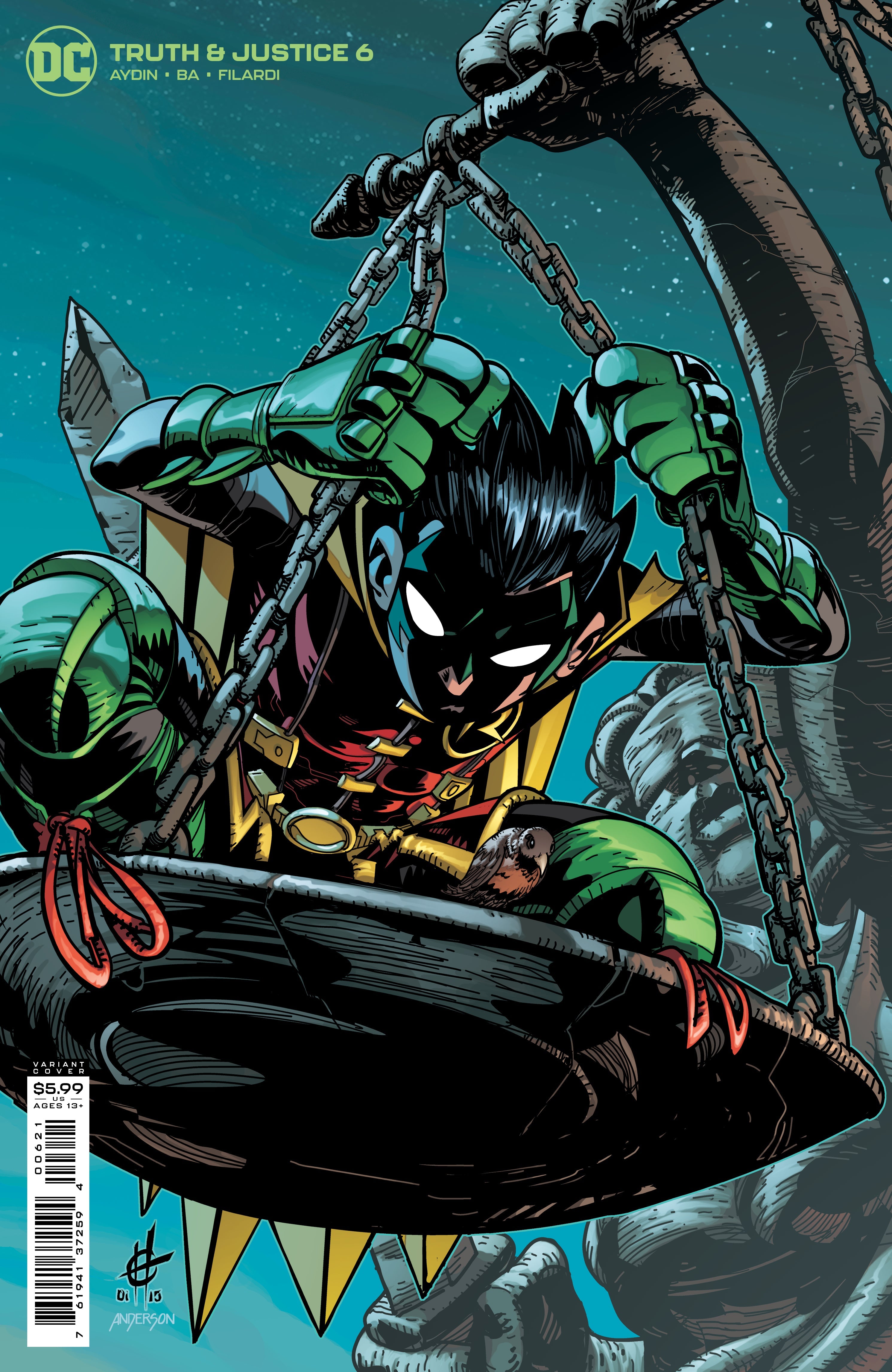 Truth & Justice #6 (Of 7) B Damion Scott Card Stock Variant (07/20/2021) Dc