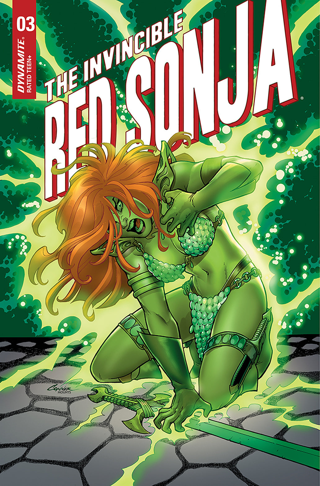 Invincible Red Sonja #4 A Amanda Conner (08/18/2021) Dynamite