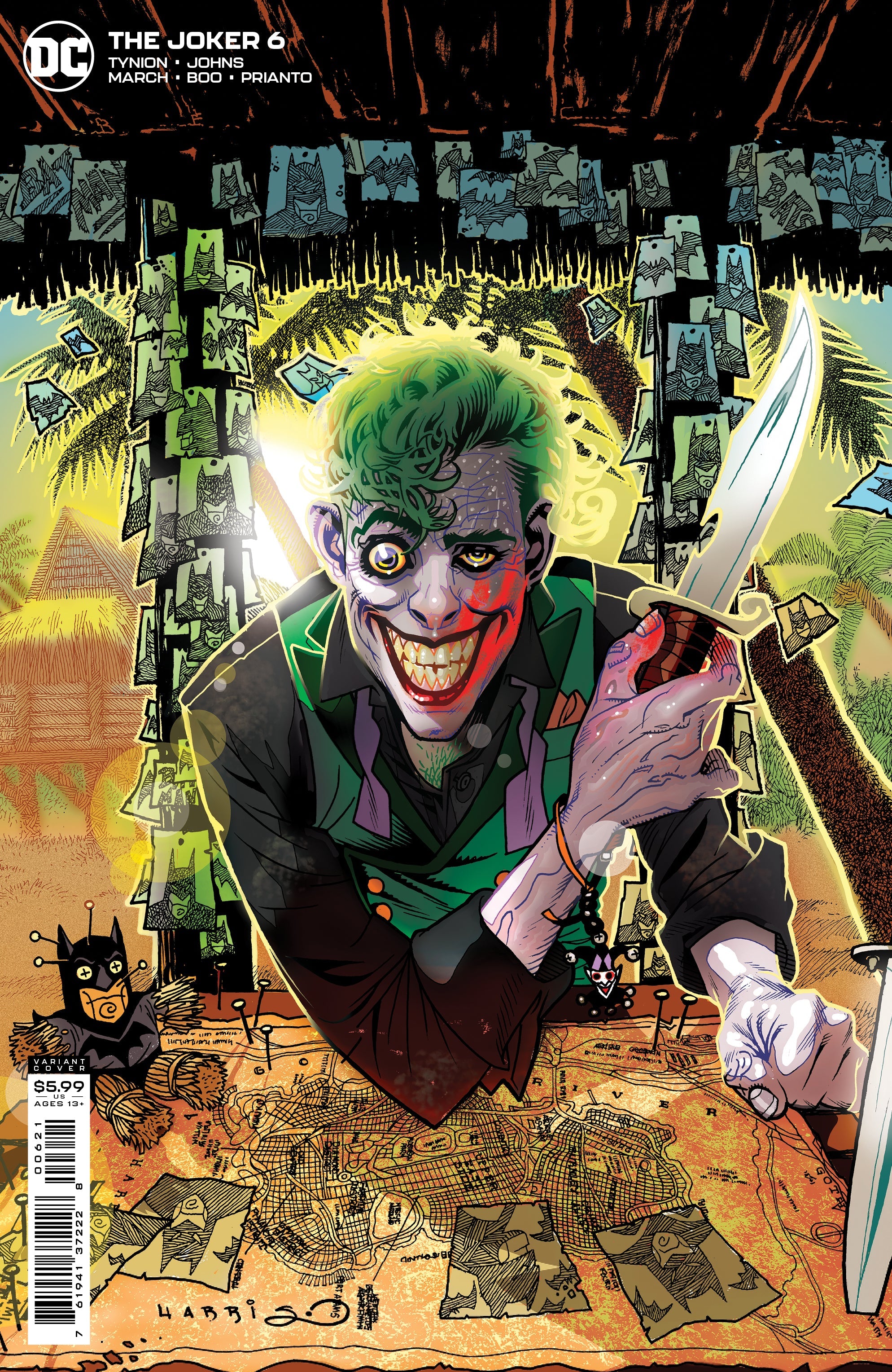 Joker #6 B Tony Harris Variant (08/10/2021) Dc