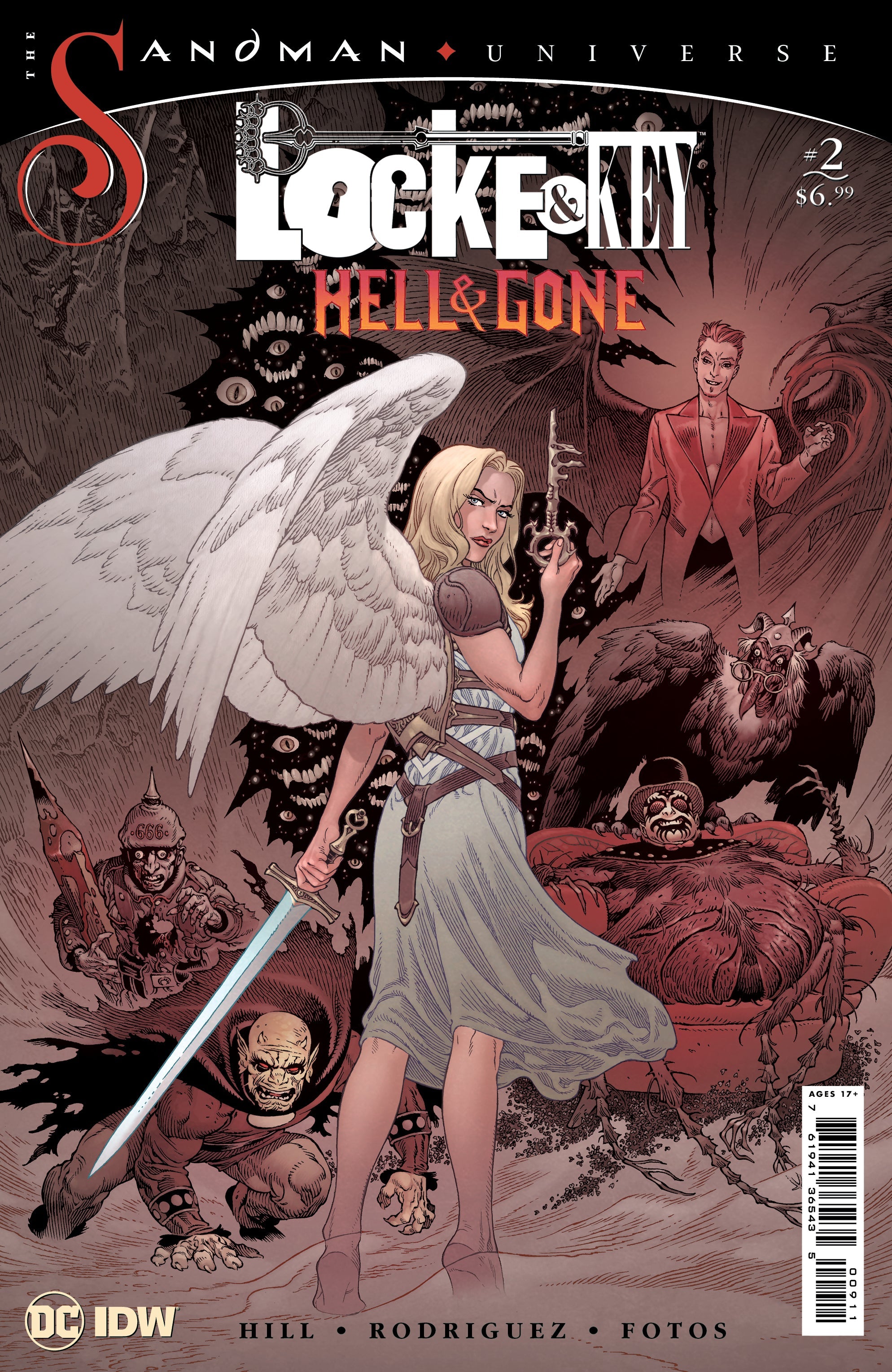 Locke & Key Sandman Universe Hell & Gone #2 (One Shot) A Gabriel Rodriguez Joe Hill (Mr) (09/28/2021) Dc