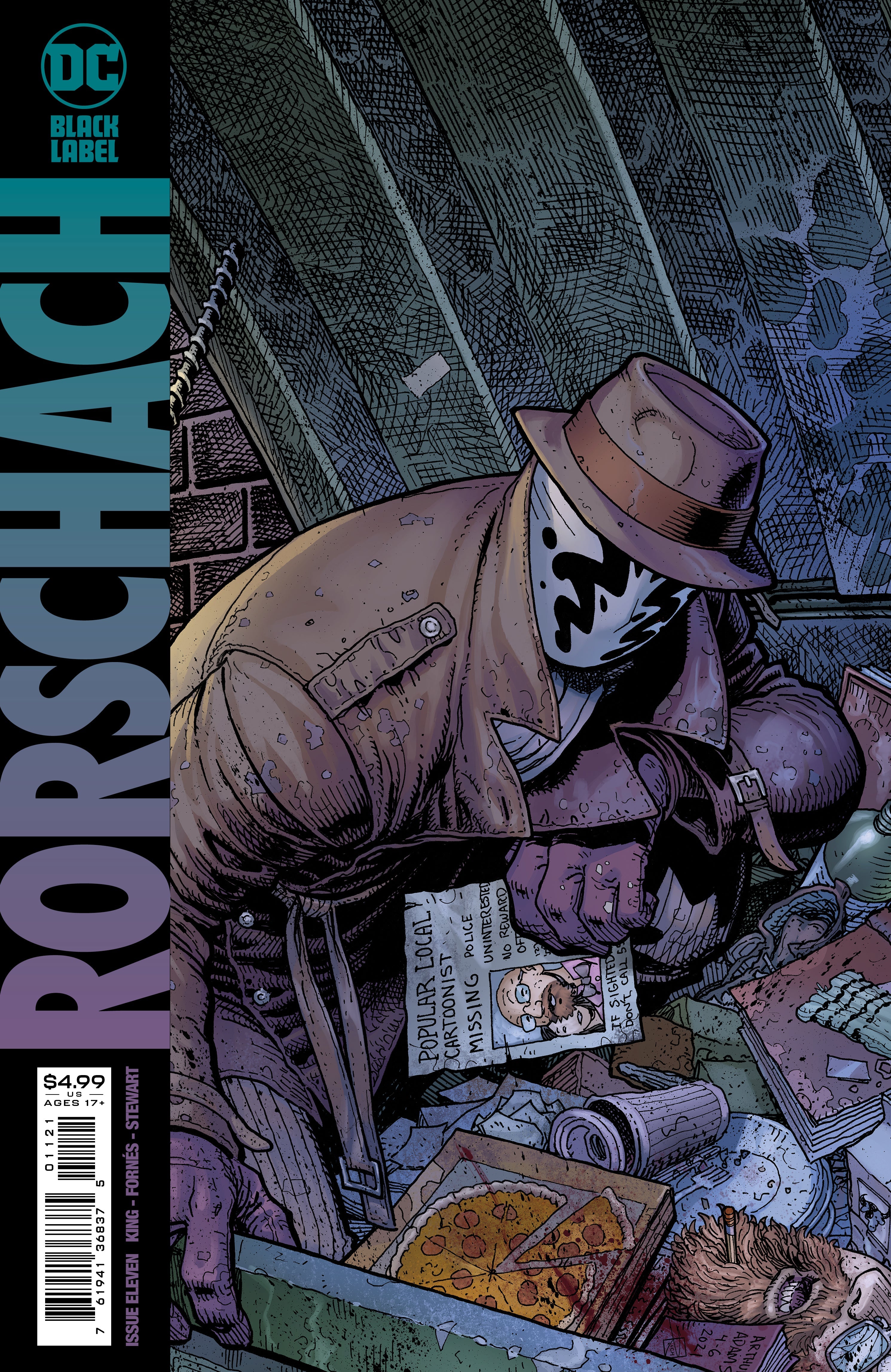 Rorschach #11 (Of 12) B Arthur Adams Variant (Mr) (08/10/2021) Dc