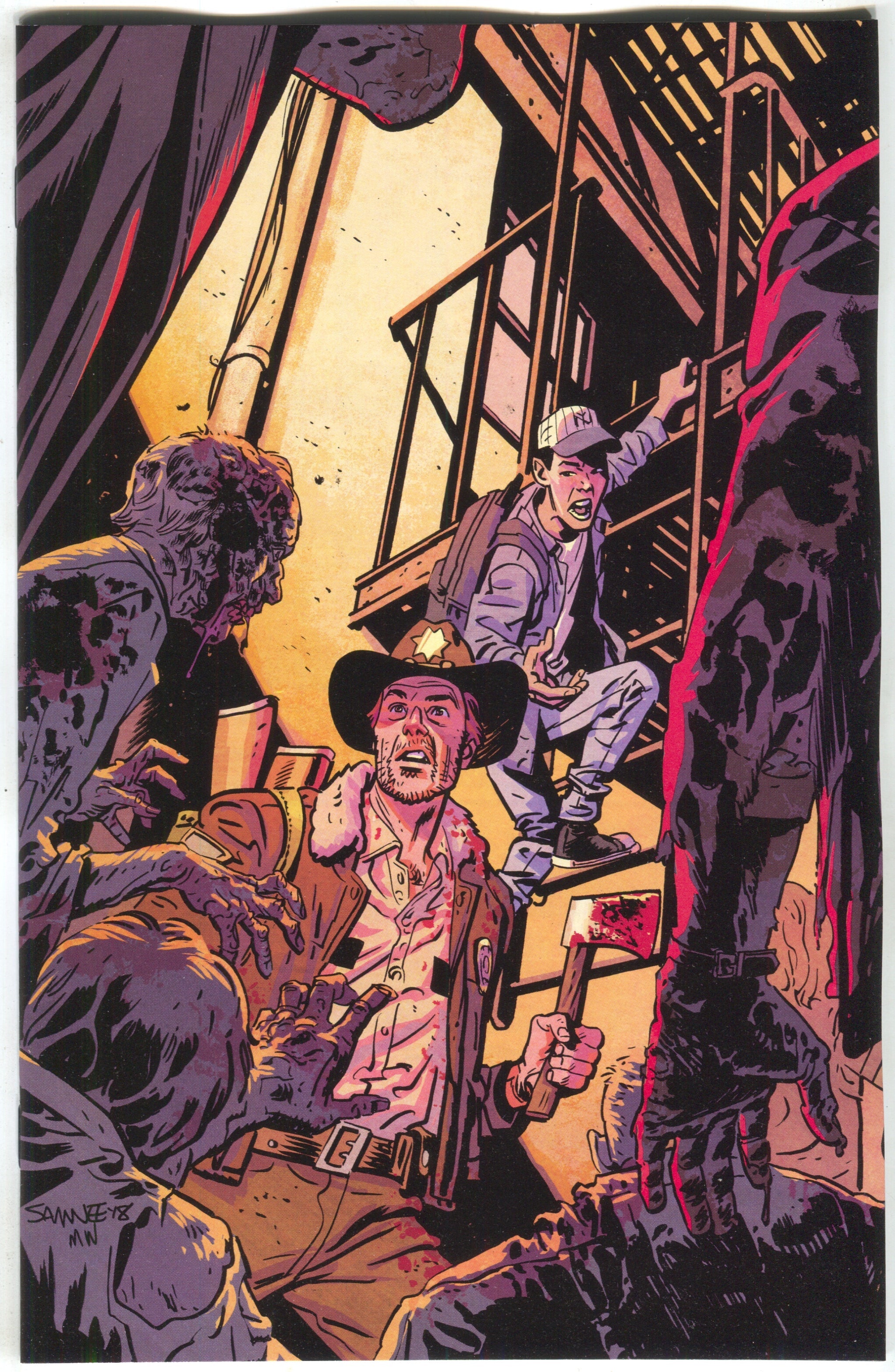 Walking Dead 2 Image 2018 15th Anniversary Chris Samnee Color Virgin Variant Blind Bag