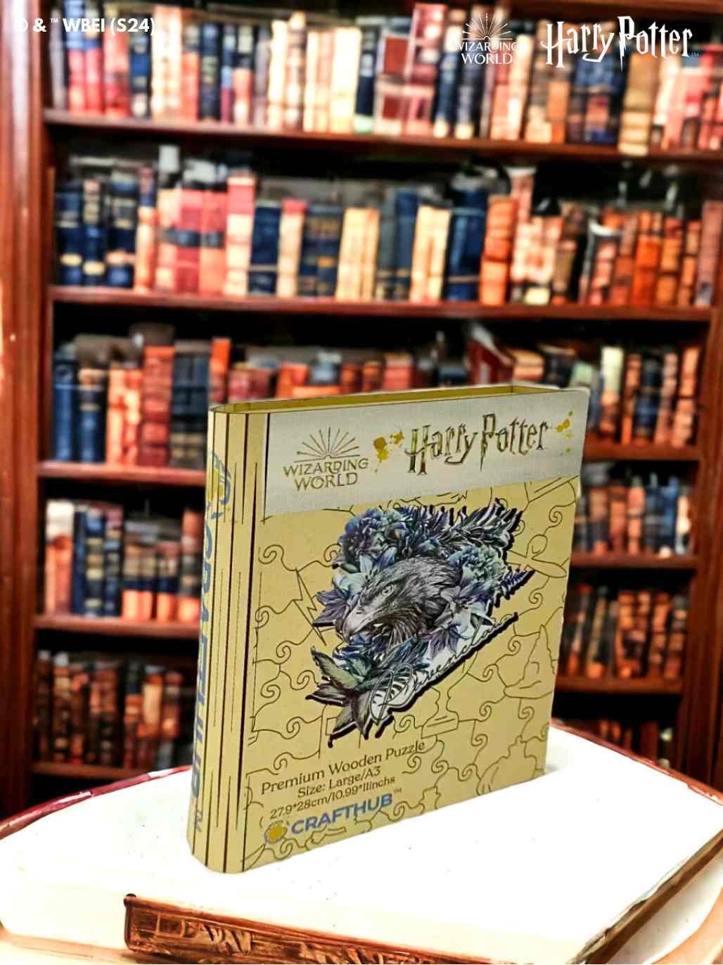 Harry Potter - Ravenclaw Crest - Utilitarian Romance Wooden Jigsaw Puzzle