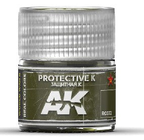 AK Interactive RC72 Real Colors: Protective K Acrylic Lacquer Paint 10ml Bottle