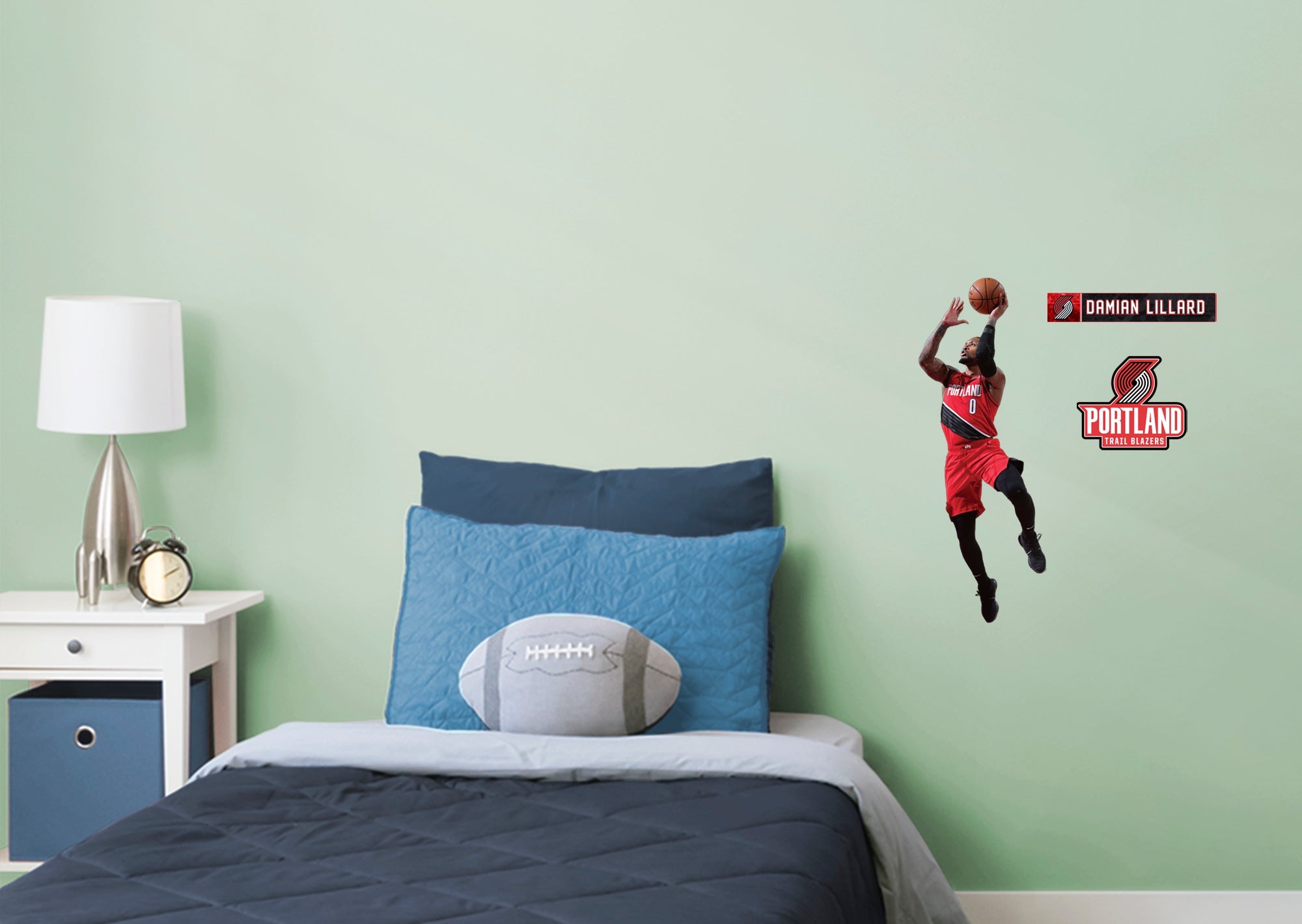 Damian Lillard - RealBig Collection - Official NBA - Portland Trail Blazers - Reusable Vinyl Wall Decals