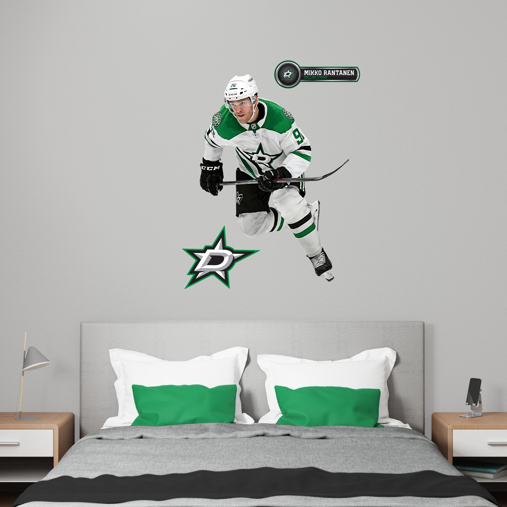 Mikko Rantanen - RealBig Collection - Official NHL - Dallas Stars - Reusable Vinyl Wall Decals