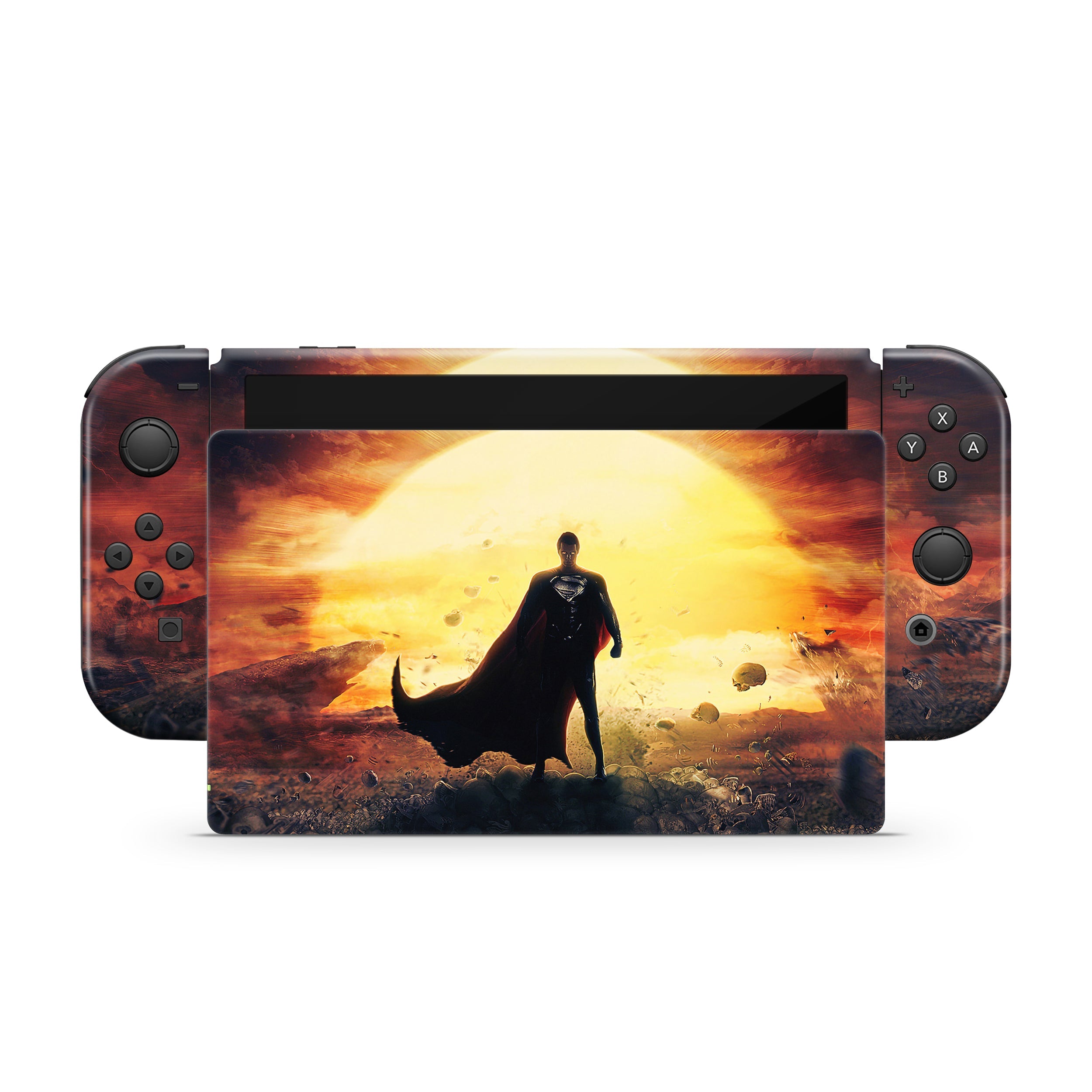 Hero of Steel Nintendo Switch OLED Skin