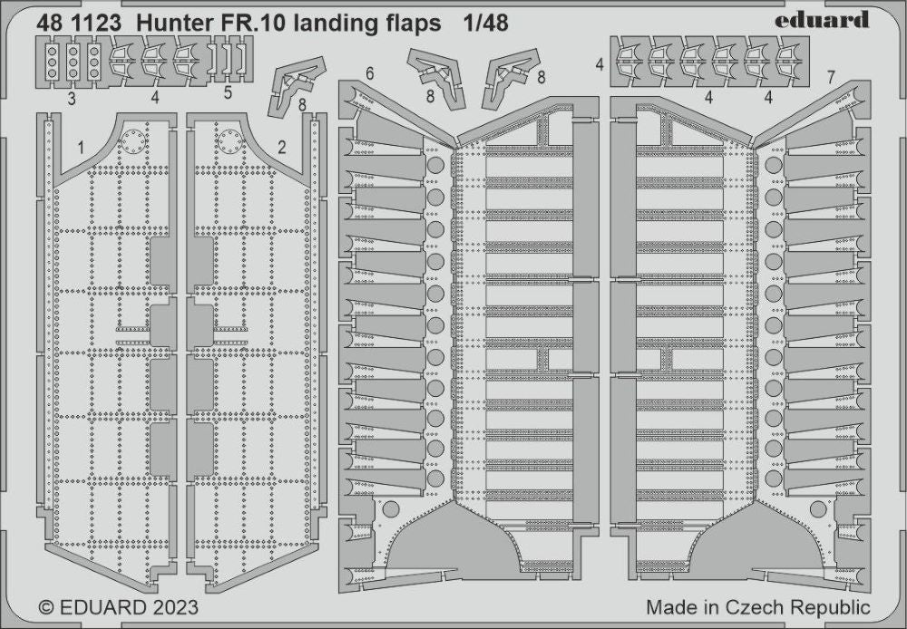 Eduard 481123 1/48 Aircraft- Hunter FR10 Landing Flaps for ARX