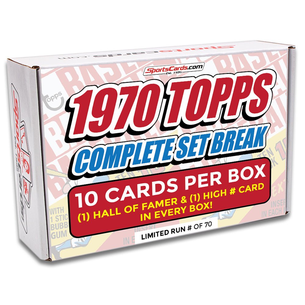 1970 TOPPS BASEBALL COMPLETE SET BREAK – 10 CARDS PER BOX! INCLUDES A HOFER AND HIGH NUMBER!
