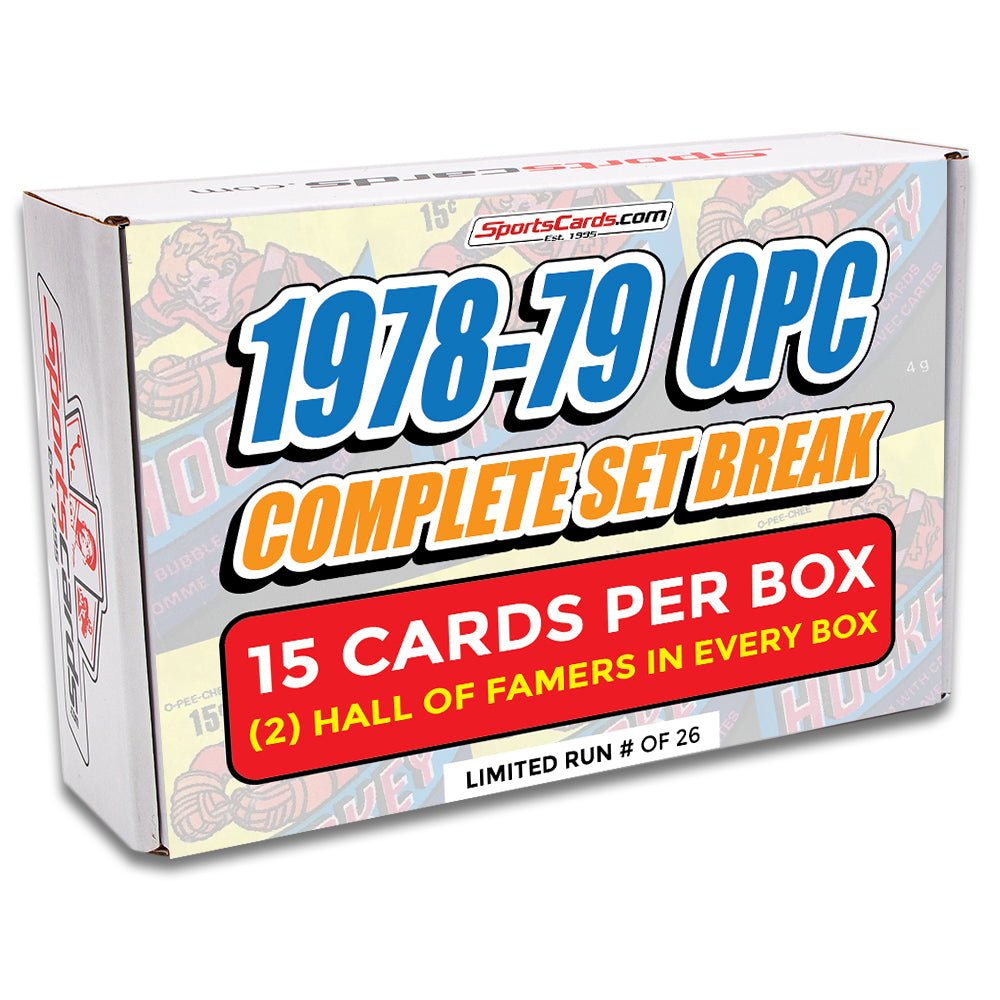 1978-79 O-PEE-CHEE HOCKEY COMPLETE SET BREAK - 15 CARDS PER BOX! 2 HOFERS PER BOX!