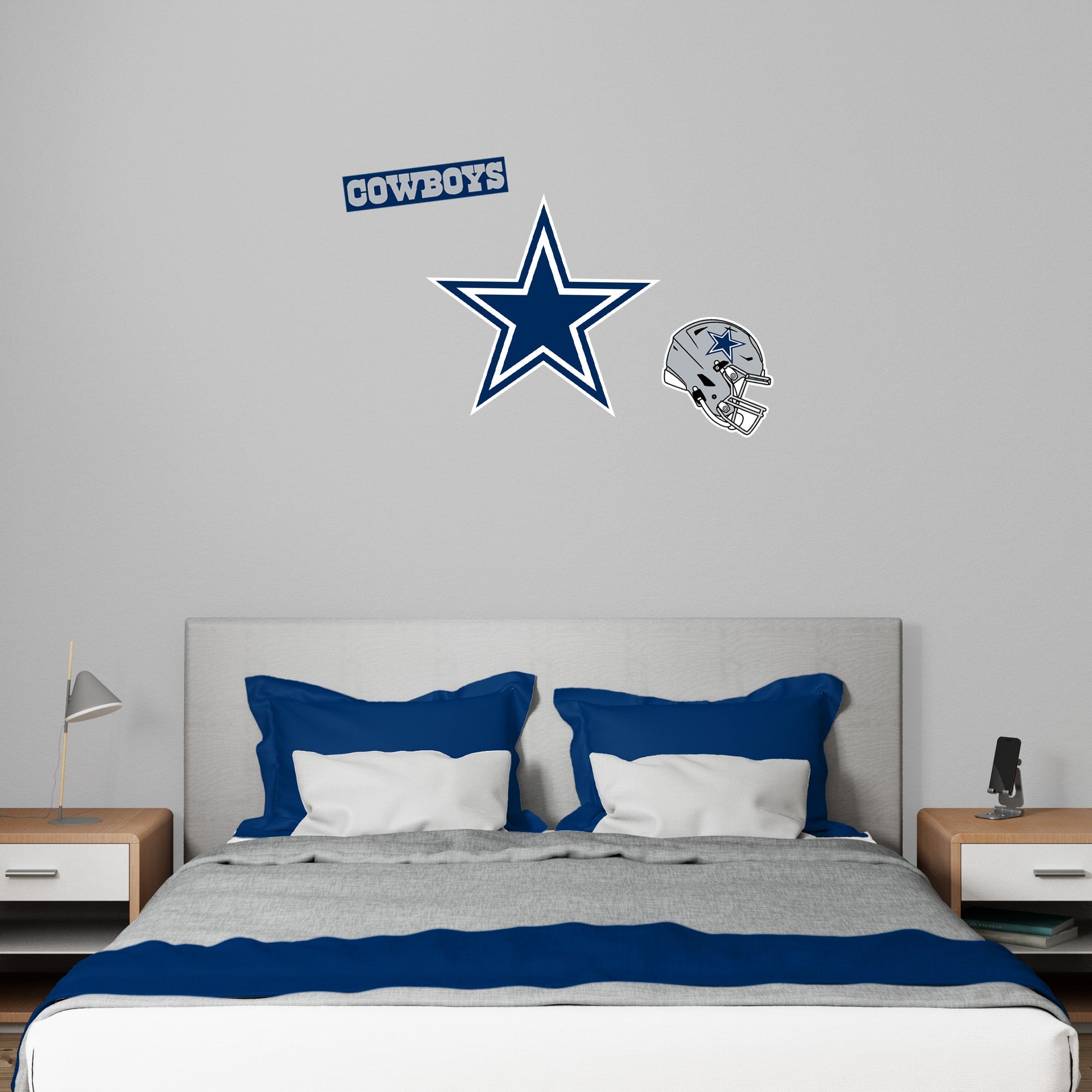 Dallas Cowboys - RealBig Logo Collection - Official NFL - Reusable Vinyl Wall Decals