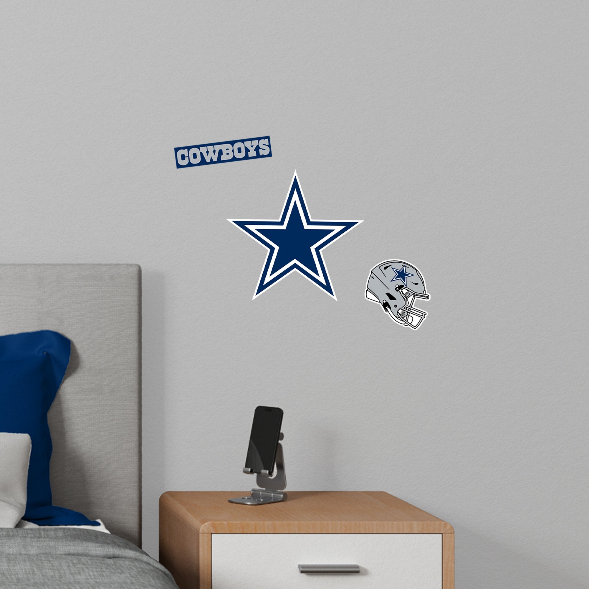 Dallas Cowboys - RealBig Logo Collection - Official NFL - Reusable Vinyl Wall Decals