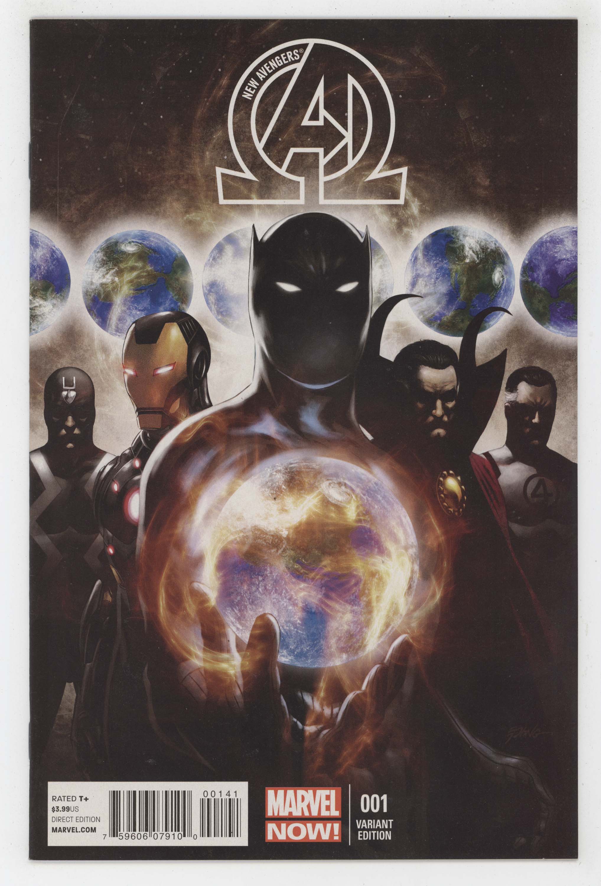 New Avengers 1 B Marvel 2013 NM 1:50 Steve Epting Variant Black Panther