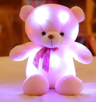 Luminous Teddy Bear Plush Toy – Soft Glow-In-The-Dark Stuffed Animal