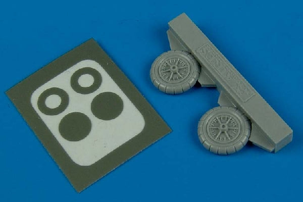 Aires 7245 1/72 Bf109E/F Wheels & Paint Masks