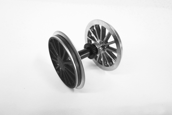 PIKO 36081 G Scale BB Traction Wheelset, BR194, Black