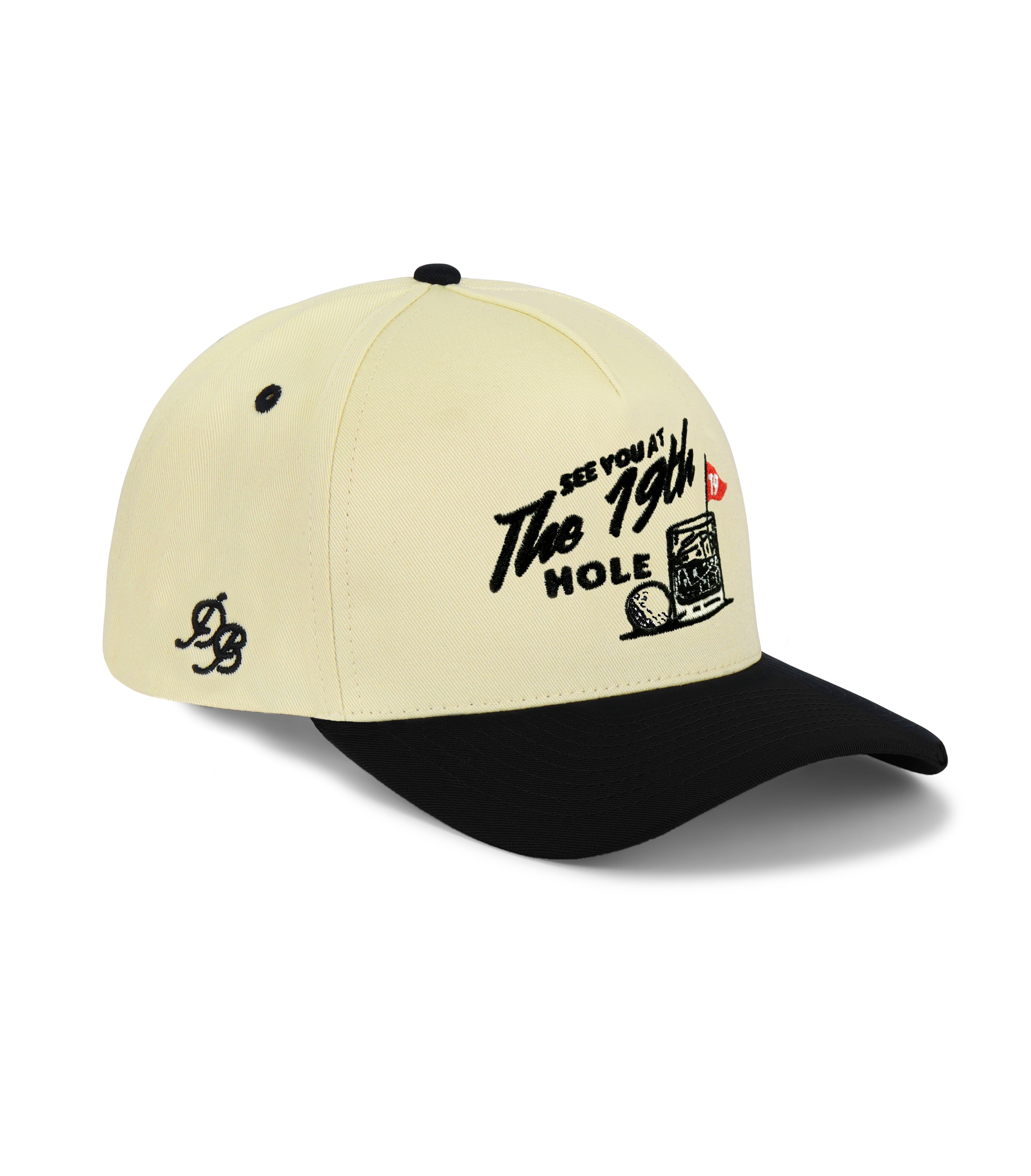 19th Hole | Cream & Black