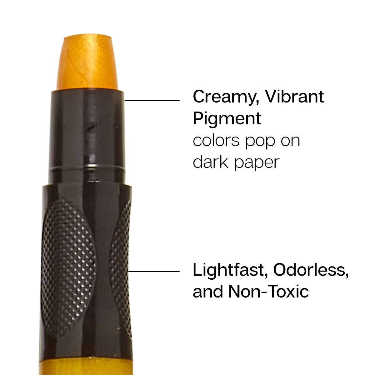 Gel Stick Crayons 12 Metallic Colors