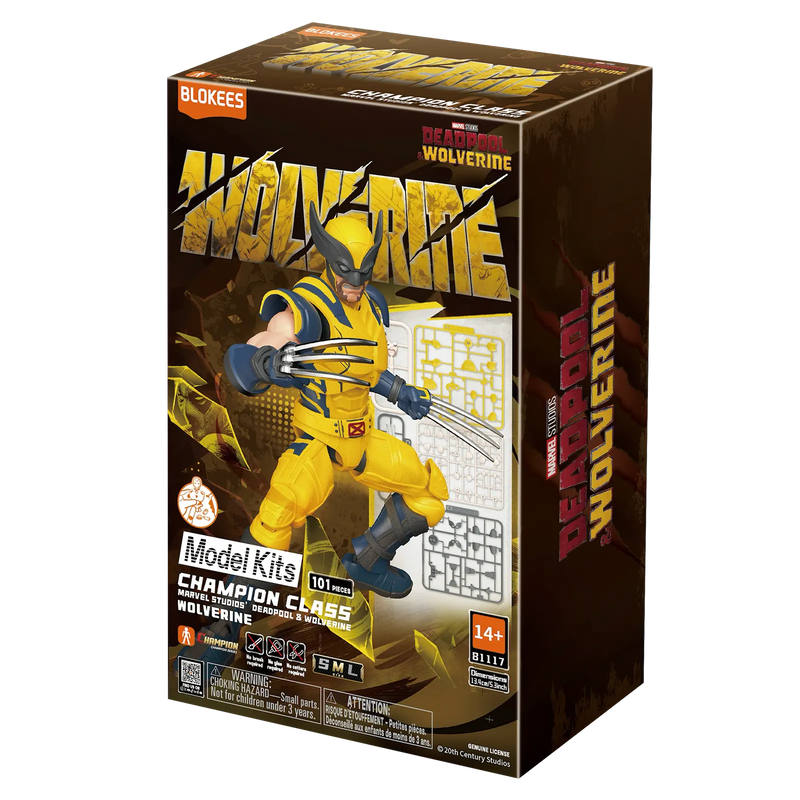 Marvel Deadpool & Wolverine Champion Class 05 Wolverine Model Kits | Blokees
